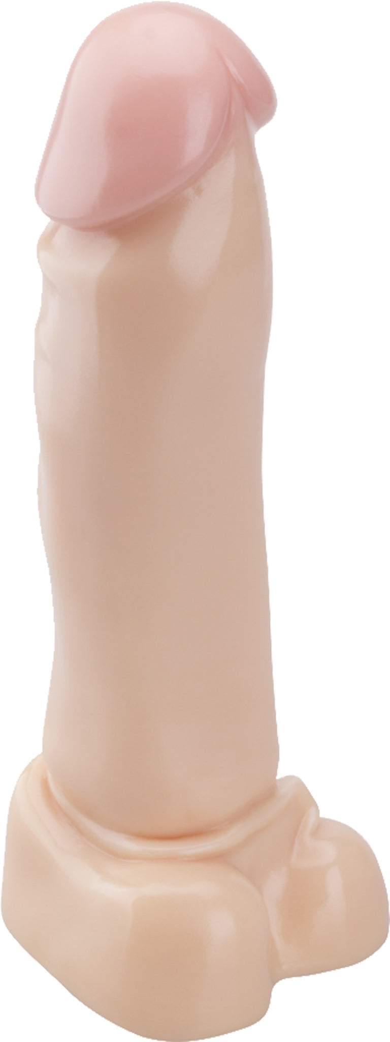 Being Fetish - PVC Dildo - 25 cm – Lichte huidskleur-laced-up.nl