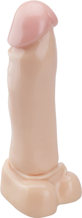 Being Fetish - PVC Dildo - 25 cm – Lichte huidskleur-Erotiekvoordeel.nl