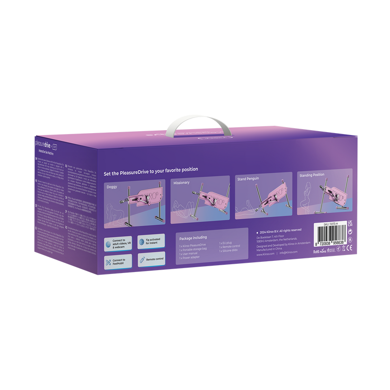 Kiiroo - PleasureDrive - Interactieve Webcam Neukmachine - Roze-laced-up.nl
