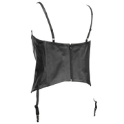 Rimba - Leren Corset Met Open Cups-Erotiekvoordeel.nl