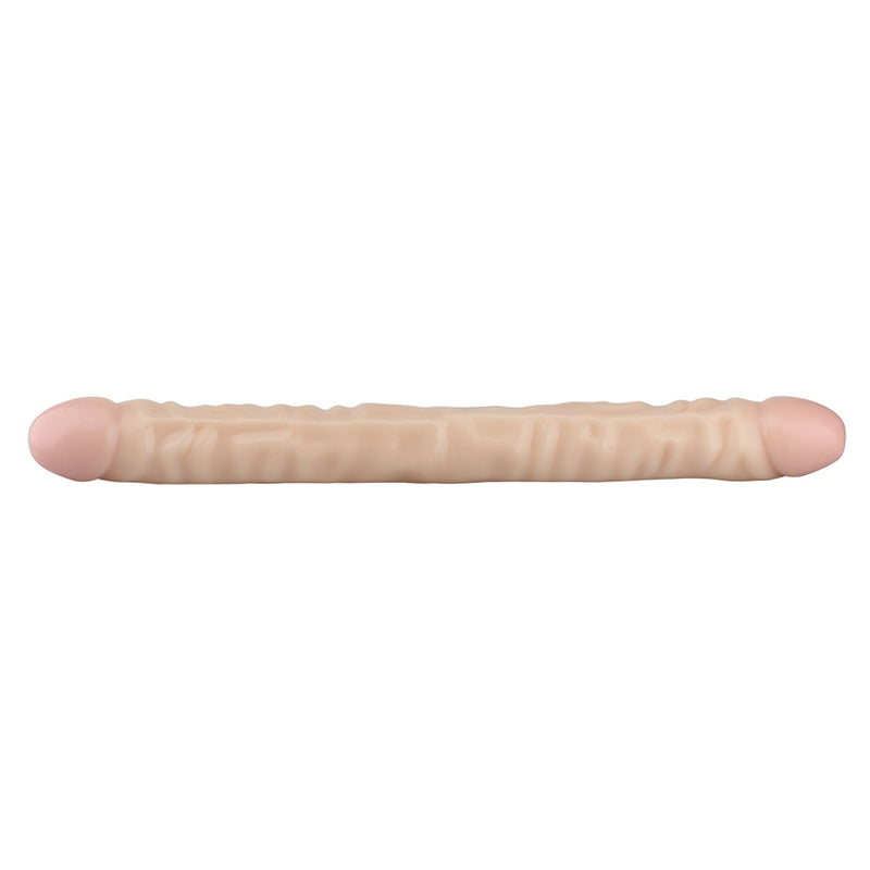 Being Fetish - PVC Double Dildo 17.3" flesh-laced-up.nl