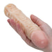 Being Fetish - PVC Dildo 8" flesh-Erotiekvoordeel.nl