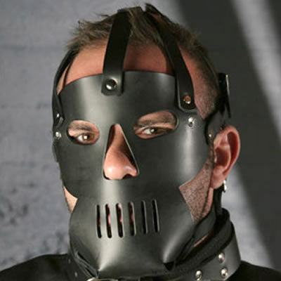 Laced Up Boutique - Skull Masker - Silence of the Lambs Masker - PU Leer - Zwart-laced-up.nl