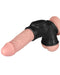 LoveToy - Drip Knights Ring - Vibrerende Penis en Scrotum Sleeve - Ø 2,8 cm - Zwart-Erotiekvoordeel.nl