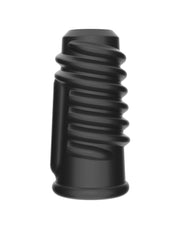 LoveToy - Spiral Knights Ring - Vibrerende Penis Sleeve - Ø 3,7 cm - Zwart-laced-up.nl