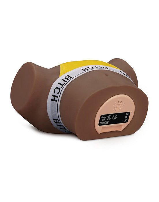 LoveToy - Streetgirls Sensation Pulse - Lily - Vibrerende en Zuigende Masturbator - Bruin-Erotiekvoordeel.nl