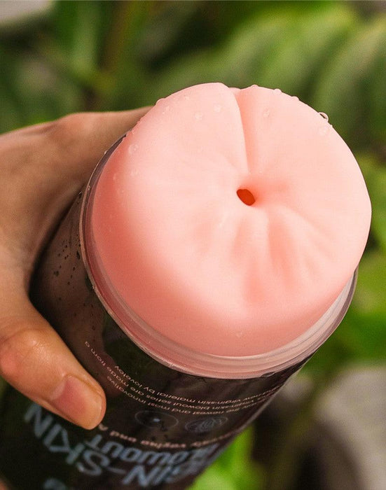 LoveToy - Virgin-Skin Blowout - Dubbelzijdige Stroker Masturbator - Vagina en Anus - Lichte Huidskleur-Erotiekvoordeel.nl