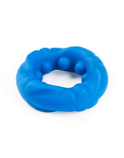 LoveToy - Pinnacle Pro - Ridge Bump Ball Stretcher Cockring - Blauw-laced-up.nl