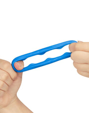 LoveToy - Pinnacle Pro - Ridge Bump Ball Stretcher Cockring - Blauw-laced-up.nl