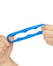 LoveToy - Pinnacle Pro - Ridge Bump Ball Stretcher Cockring - Blauw-Erotiekvoordeel.nl