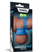 LoveToy - Pinnacle Pro - Twin Flex Stretcher Cockring - Blauw-laced-up.nl