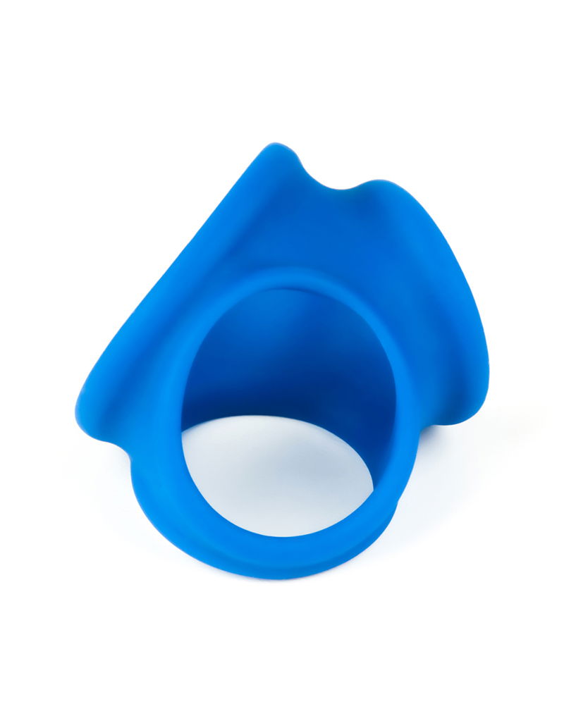 LoveToy - Pinnacle Pro - Trio Grip Enhancer Cockring - Blauw-laced-up.nl