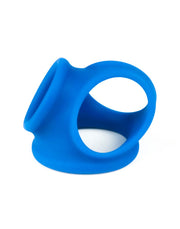 LoveToy - Pinnacle Pro - Trio Grip Enhancer Cockring - Blauw-laced-up.nl