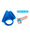 LoveToy - Pinnacle Pro - Trio Grip Enhancer Cockring - Blauw-Erotiekvoordeel.nl