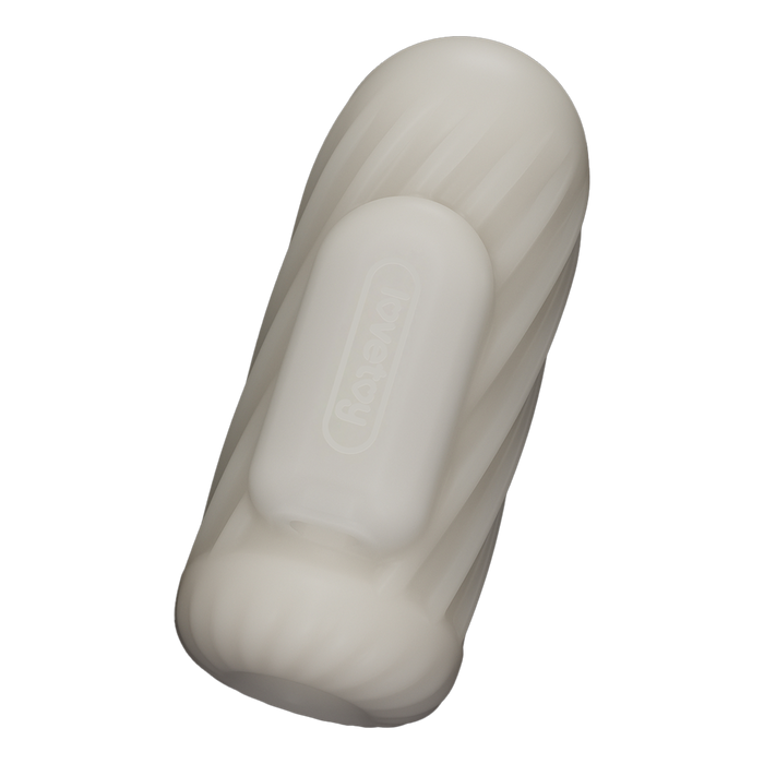 LoveToy - Knights Ring - Vibrerende Dual Purpose Sleeve - Spiraal - Wit-Erotiekvoordeel.nl