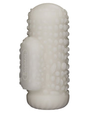LoveToy - Knights Ring - Vibrerende Dual Purpose Sleeve - Drip - Wit-laced-up.nl