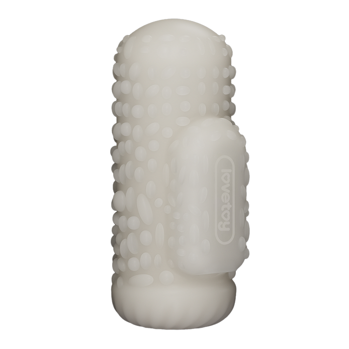 LoveToy - Knights Ring - Vibrerende Dual Purpose Sleeve - Drip - Wit-Erotiekvoordeel.nl