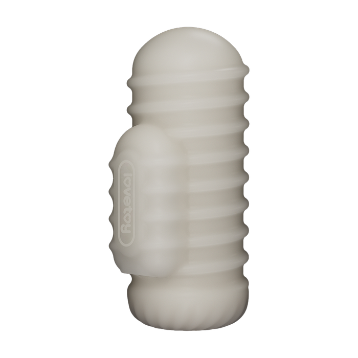 LoveToy - Knights Ring - Vibrerende Dual Purpose Sleeve - Golvend - Wit-Erotiekvoordeel.nl