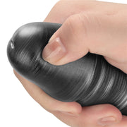 LoveToy - Vibrax Slider - Lange Vibrerende Anaal Dildo - 40,5 cm - Zilver-laced-up.nl