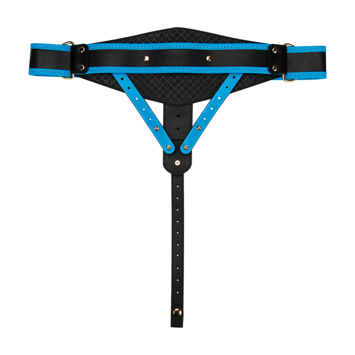 LoveToy - Ingen - Holle Strap-on met Siliconen Staaf – 23 cm - Lichte huidskleur-Erotiekvoordeel.nl