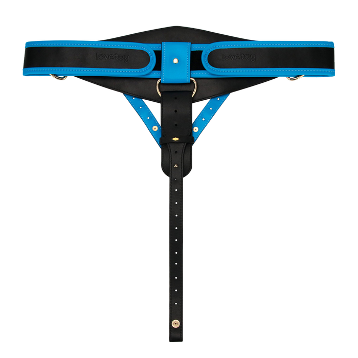 LoveToy - Ingen - Holle Strap-on met Siliconen Staaf – 23 cm - Lichte huidskleur-Erotiekvoordeel.nl