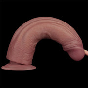 LoveToy - Power Cock - 26,5 cm - Vibrerende Dildo - Dual Density - Lichte Huidskleur-laced-up.nl