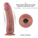 LoveToy - Power Cock - 26,5 cm - Vibrerende Dildo - Dual Density - Lichte Huidskleur-Erotiekvoordeel.nl