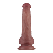 LoveToy - Power Cock - 23 cm - Vibrerende Dildo - Dual Density - Lichte Huidskleur-laced-up.nl
