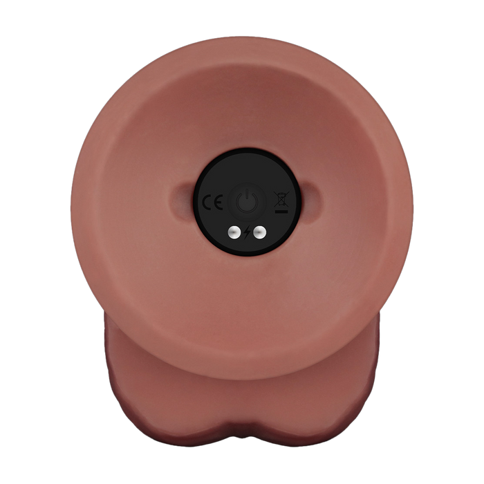 LoveToy - Power Cock - 23 cm - Vibrerende Dildo - Dual Density - Lichte Huidskleur-Erotiekvoordeel.nl