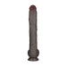LoveToy - Nature Cock - Dubbellaags Buigbare XXL Dildo - 37,5 cm - Bruin-Erotiekvoordeel.nl