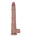 LoveToy - Nature Cock - Dubbellaags Buigbare Dildo met Aders - 40 cm-Erotiekvoordeel.nl