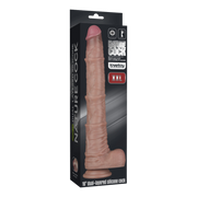 LoveToy - Nature Cock - Dubbellaags Buigbare Dildo met Aders - 40 cm-laced-up.nl