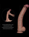 LoveToy - Nature Cock - Dubbellaags Buigbare XXL Dildo - 37,5 cm-Erotiekvoordeel.nl