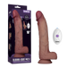 LoveToy - Sliding Skin Vibrerende Dildo Pro II - Met Afstandsbediening - 25 cm - Lichte Huidskleur-Erotiekvoordeel.nl