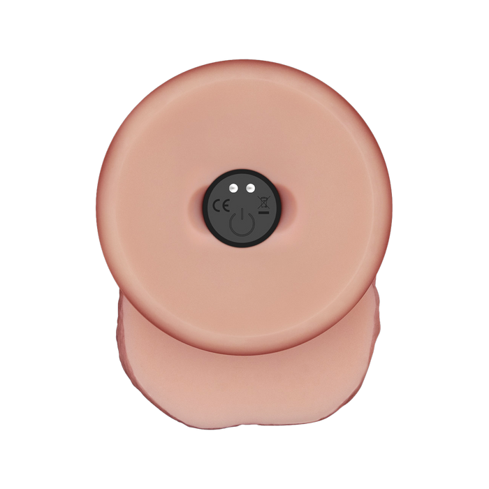 LoveToy - Sliding Skin Vibrerende Dildo Pro II - Met Afstandsbediening - 21,5 cm - Lichte Huidskleur-Erotiekvoordeel.nl