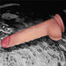 LoveToy - Sliding Skin Vibrerende Dildo Pro II - Met Afstandsbediening - 21,5 cm - Lichte Huidskleur-Erotiekvoordeel.nl