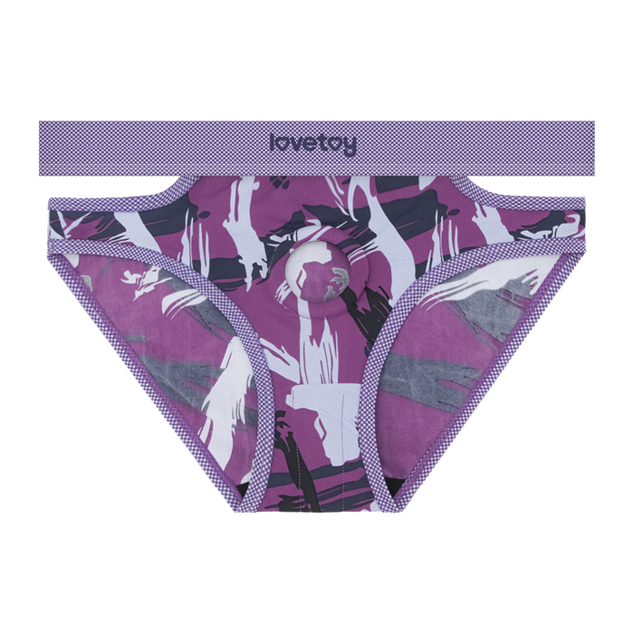 LoveToy - Ingen - Violet Strap-on Slipje - Maat M/L - Paars