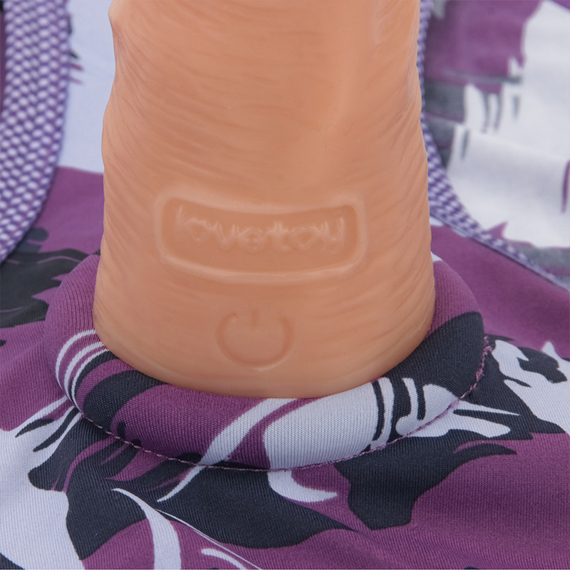 LoveToy - Ingen - Violet Strap-on Slipje - Maat M/L - Paars