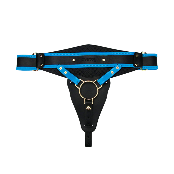 LoveToy - Ingen - Vibrerende Strap-on Set - Lengte 20 cm - Lichte Huidskleur