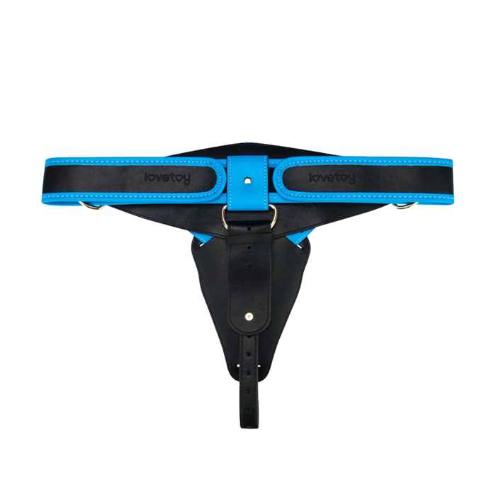 LoveToy - Ingen - Vibrerende Strap-on Set - Lengte 20 cm - Lichte Huidskleur