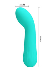 Pretty Love - Faun - Buigzame G-Spot Vibrator - Turquoise-Laced-up.nl