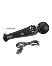Pretty Love - Skyler - Wand Vibrator - Met LCD Display - Zwart-laced-up.nl