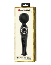 Pretty Love - Skyler - Wand Vibrator - Met LCD Display - Zwart-laced-up.nl