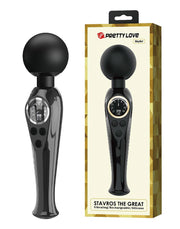 Pretty Love - Skyler - Wand Vibrator - Met LCD Display - Zwart-laced-up.nl