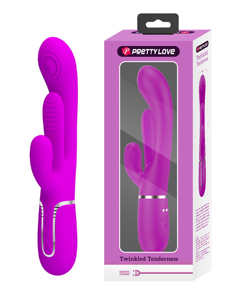Pretty Love - Shania - Kloppende Rabbit Vibrator - Dieproze-laced-up.nl