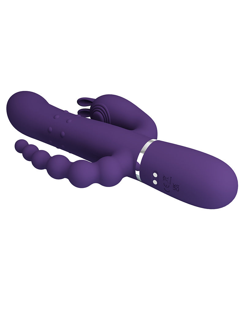 Pretty Love - Cammy - Triple Vibrator - Paars-laced-up.nl