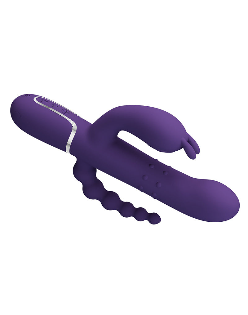 Pretty Love - Cammy - Triple Vibrator - Paars-laced-up.nl