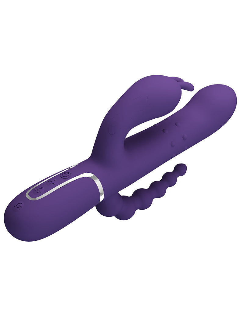Pretty Love - Cammy - Triple Vibrator - Paars-laced-up.nl