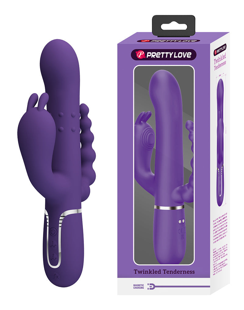 Pretty Love - Cammy - Triple Vibrator - Paars-laced-up.nl