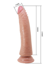 Pretty Love - Kable - Sliding Skin Realistische Dildo - 21 cm - Medium Huidskleur-laced-up.nl
